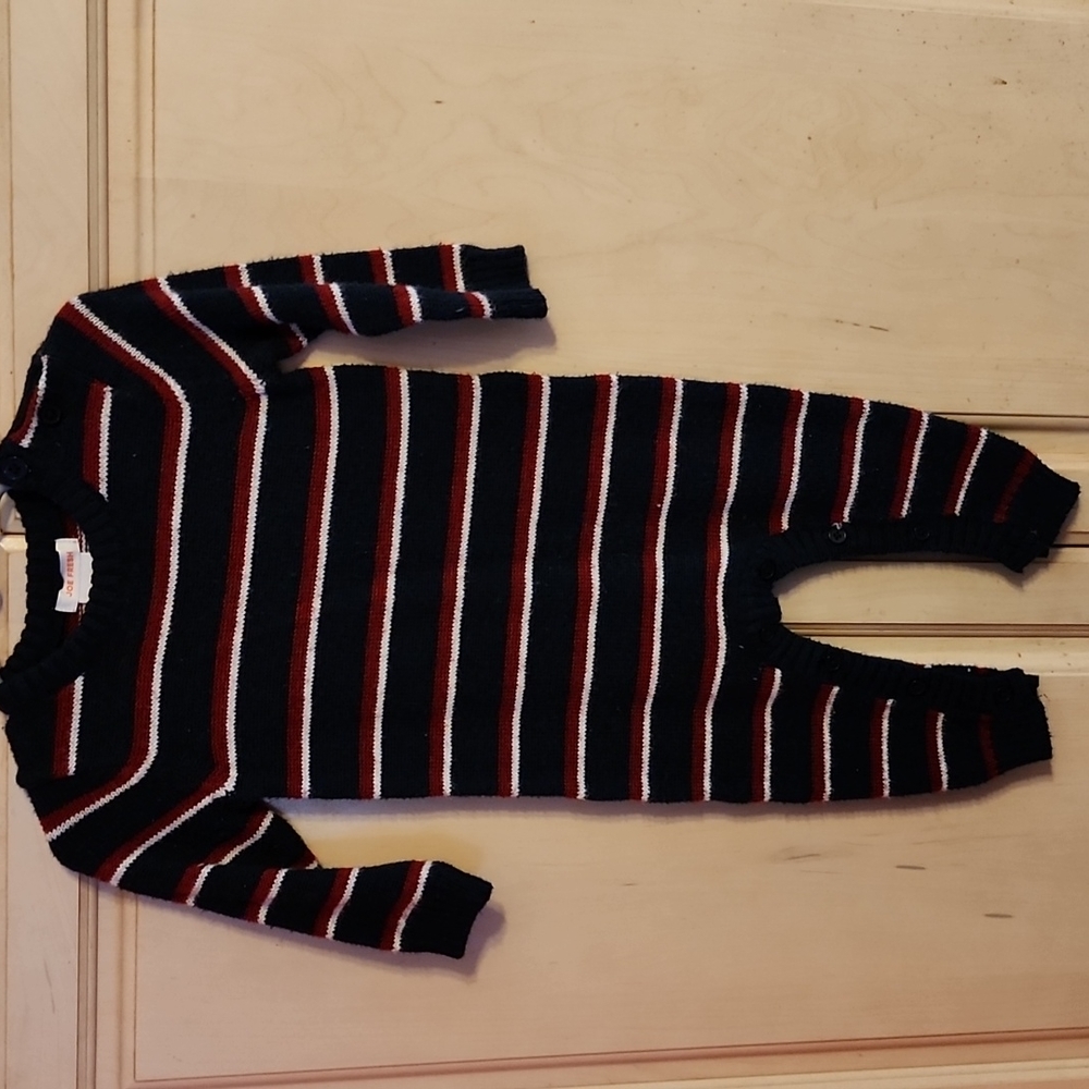 Baby boy knit onsie